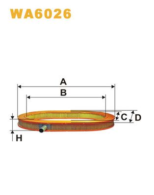 WIX FILTERS Ilmansuodatin WA6026